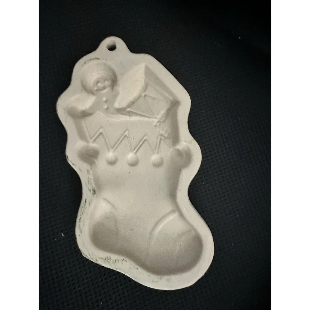 Wilton Cookie‎ Mold CHRISTMAS STOCKING 2306-1005 Ovenproof 1997 Vintage